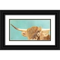 thumbnail image 1 of Fifer, Diane 18x11 Black Ornate Wood Framed with Double Matting Museum Art Print Titled - On Point Highland, 1 of 4