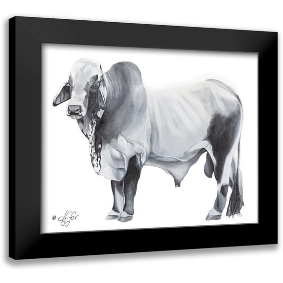 Fifer, Diane 18x15 Black Modern Framed Museum Art Print Titled - Hey Big Grey