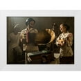 thumbnail image 1 of Fifi, Magdalena 14x11 White Modern Wood Framed Museum Art Print Titled - Singing, 1 of 4