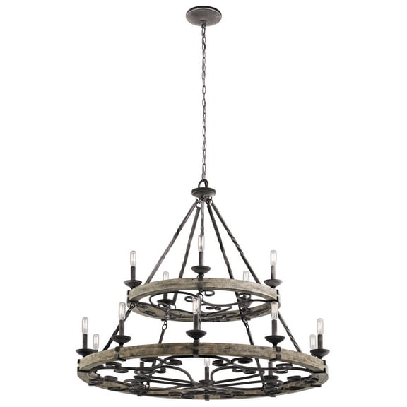 Kichler Lighting - 15 Light Chandelier - Chandelier 2 Tier Large - Taulbee -