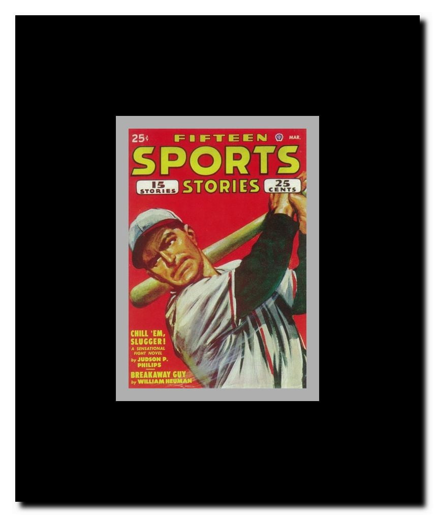 Fifteen Sports Stories (Pulp) Framed Movie Poster