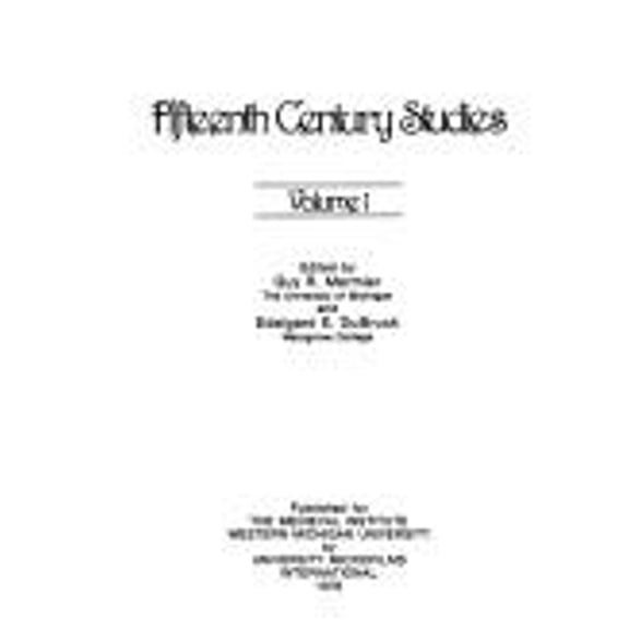 Pre-Owned Fifteenth-Century Studies (Paperback) 9780835703123
