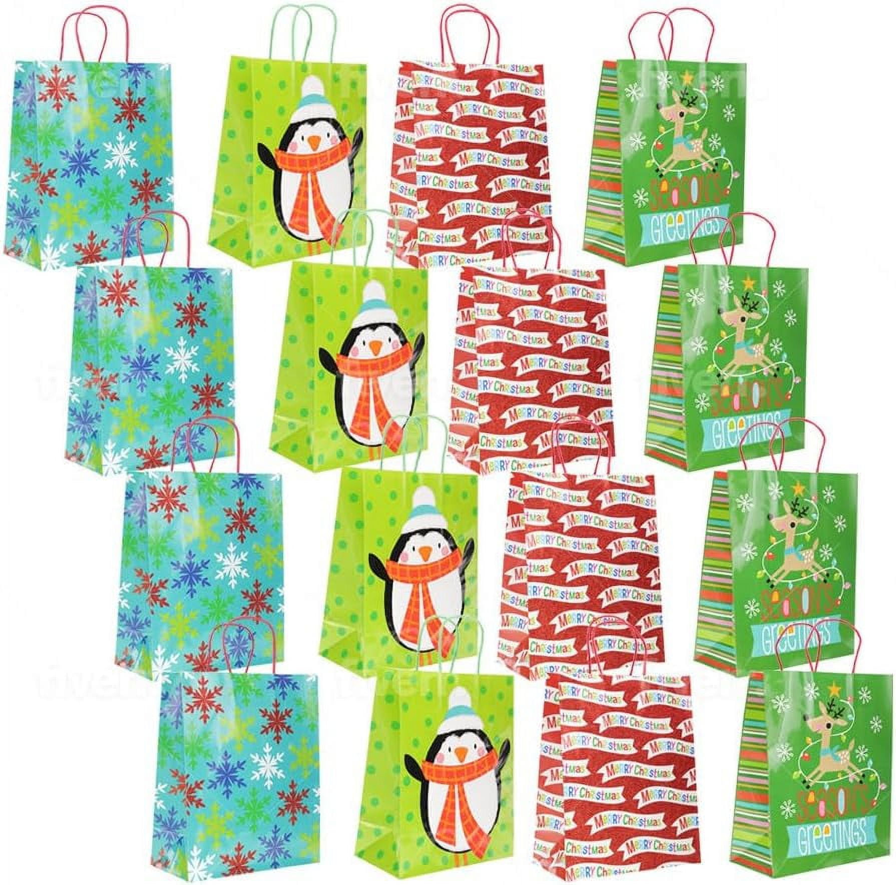 Voila Medium White Paper Gift Bags, 2-ct. Packs