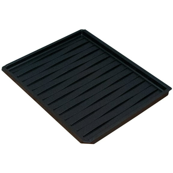 Fifth Ave Kraft Modular Boot Tray Outdoor Shoe Storage Heavy Duty Weatherproof, Black