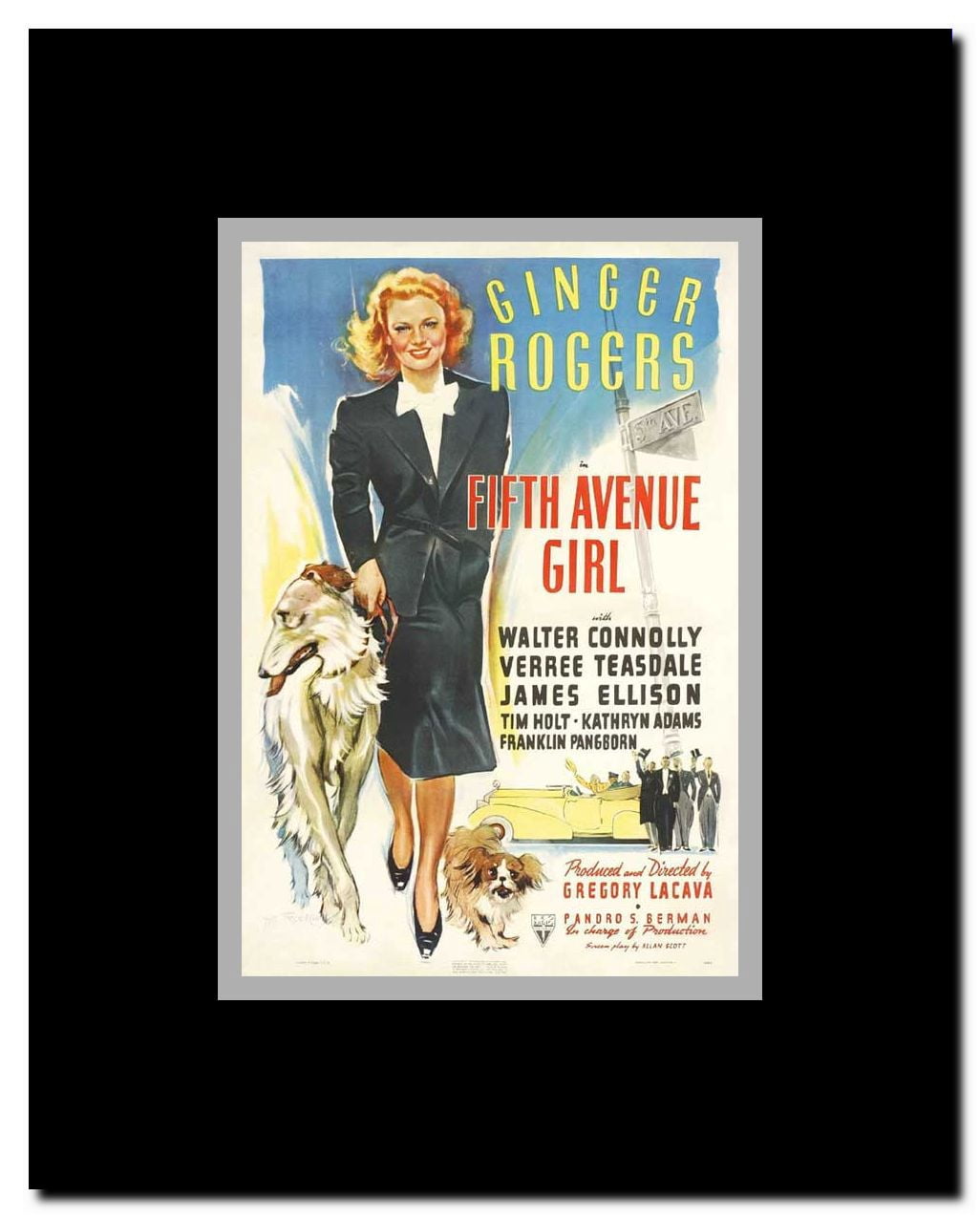 Fifth Avenue Girl Framed Movie Poster