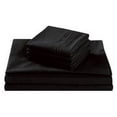 thumbnail image 1 of Fifth Avenue Home 'Jet Black' Twin Size Sheet Set, 1 of 8