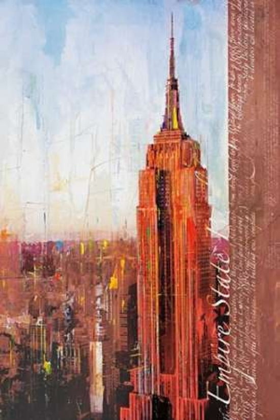 Fifth Avenue and West 34th Street Canvas Art - Markus Haub (12 x 18)