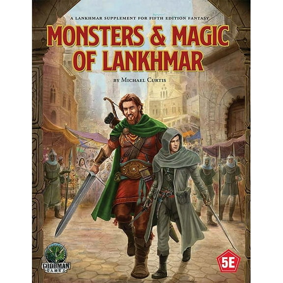 Fifth Edition Fantasy: Monsters & Magic Of Lankhmar - RPG 5E Sourcebook, Softcover RPG Book, New Spells & Monsters, A Lankhmar Supplement For Fifth Edition Fantasy, Roleplaying Game