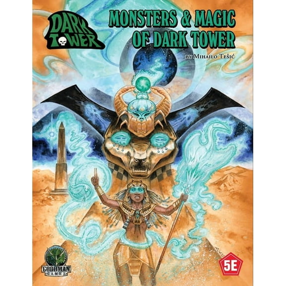 Fifth Edition Fantasy RPG: Monsters & Magic Of Dark Tower - D&D 5E Compatible, RPG Softcover Book, Dark Tower