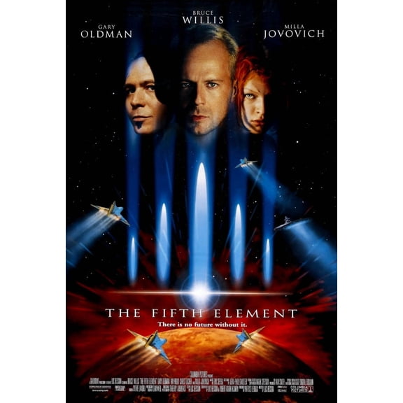 Fifth Element The Movie Poster 12x16 Print on Metal Sign 12in x 16in Square Adults Best Posters