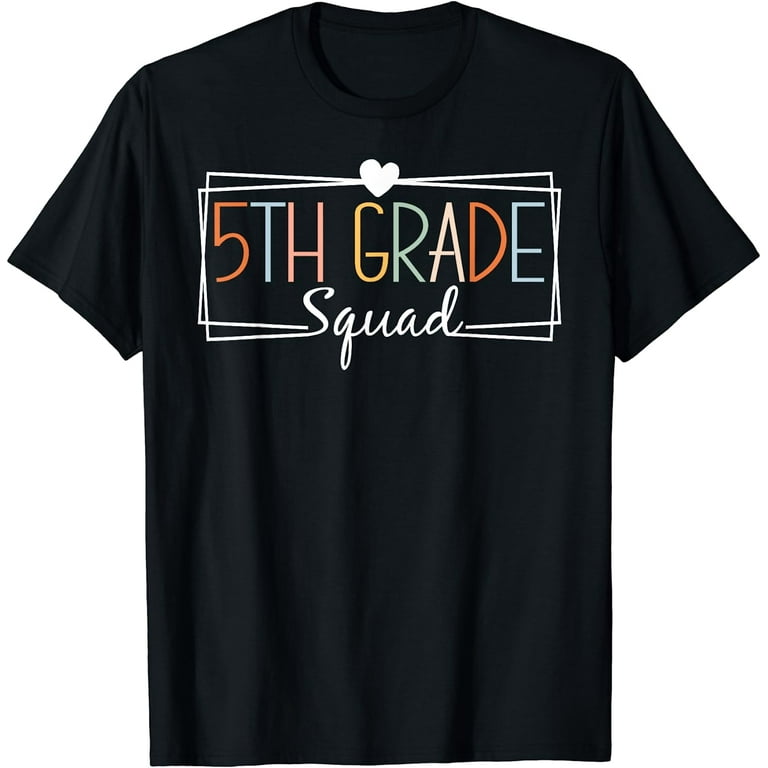 Back To School 5th Grade Squad Shirt For Teachers Students Back To School 5th Grade Squad Shirt For Teachers Students