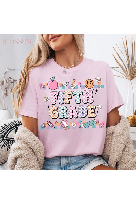 Fifth Grade Teacher Shirt 5th Grade Teacher Shirt Back to School Shirt 5th Grade TShirt Te