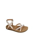 thumbnail image 1 of Fifth & Luxe Women's Beaded Pearl Embellished Flat Sandals, Sizes 6-11, 1 of 5
