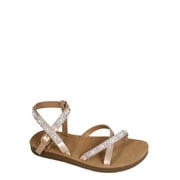 Fifth & Luxe Women's Beaded Pearl Embellished Flat Sandals, Sizes 6-11