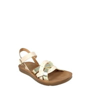 Fifth & Luxe Women’s Metallic Strappy Comfort Sandals, Sizes 6-11