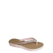 Fifth & Luxe Women's Rhinestone Thong Low Heel Wedge Sandals, Sizes 5/6-11