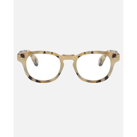 Fifth & Ninth Unisex Round Blue Light Reading Glasses | Rumi (+1.5)
