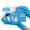 thumbnail image 1 of Fifth Pulse Disposable Nitrile Gloves L [100] Latex & Powder Free Gloves - Blue, 1 of 12