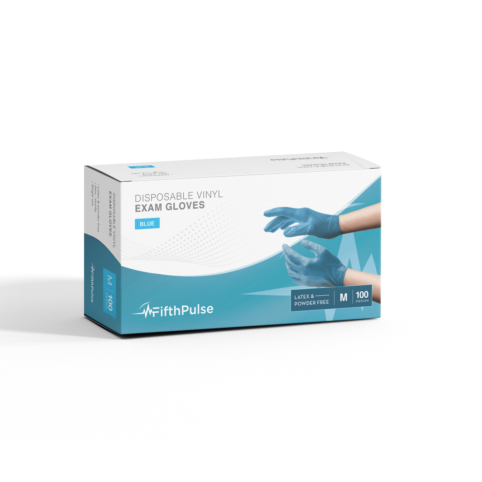 Pegasus Healthcare Blue Vinyl Examination Gloves - 100 Disposable Gloves - View #10