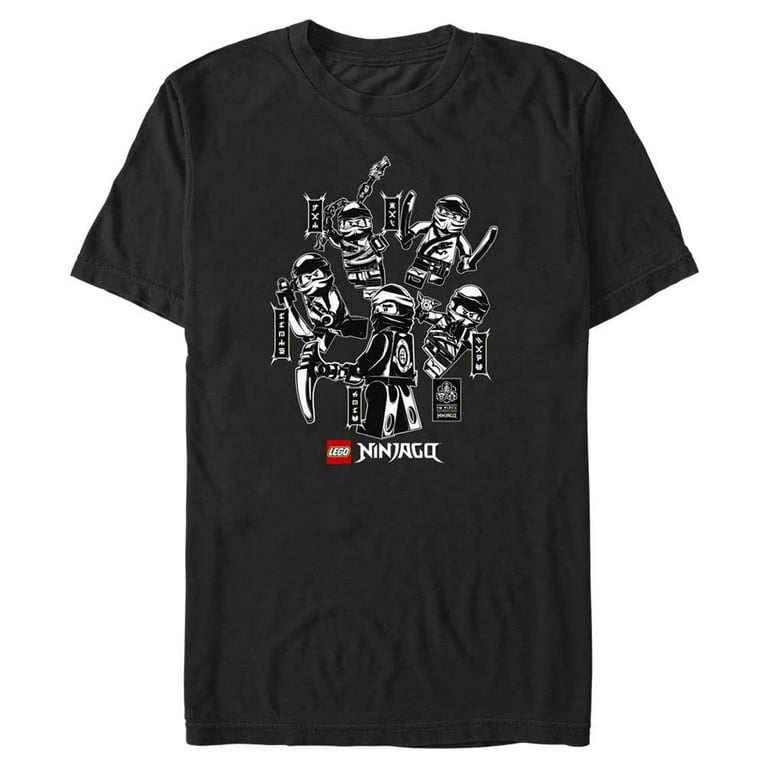 Fifth Sun Lego Ninjago Ninja Group Young Men s Short Sleeve Tee Shirt Walmart