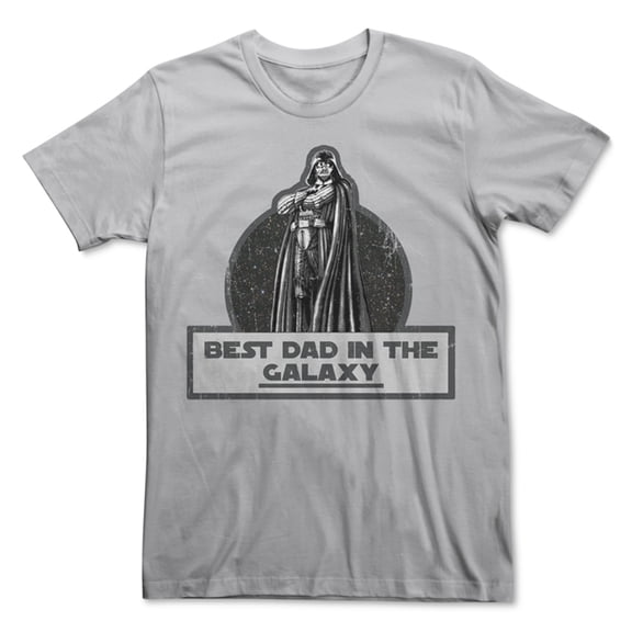 Fifth Sun Mens Best Dad Graphic T-Shirt, Grey, Small