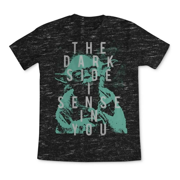 Fifth Sun Mens Sense The Dark Side Graphic T-Shirt, Black, Small