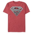 thumbnail image 1 of Fifth Sun Mens Superman Logo Grunge T-Shirt 2X Red Heather, 1 of 4