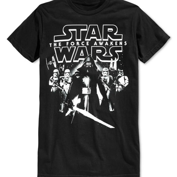 Fifth Sun Mens The Force Awakens Graphic T-Shirt, Black, Large
