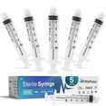 thumbnail image 1 of FifthPulse 5ml Syringe with Luer Lock (NO Needle) - Measurement Dispensing, Sterile, Individually Wrapped - 5-Pack, 1 of 4