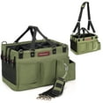 thumbnail image 1 of FifthStart Multi-Use Cleaning Caddy with Waist & Shoulder Strap, Green, X-Large 15” x 10” x 10”, 1 of 9