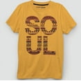 thumbnail image 1 of Fifthsun Unisex Kids' Soul Short Sleeve  Tribal Print T-Shirt - (Squash Yellow, Medium), 1 of 1