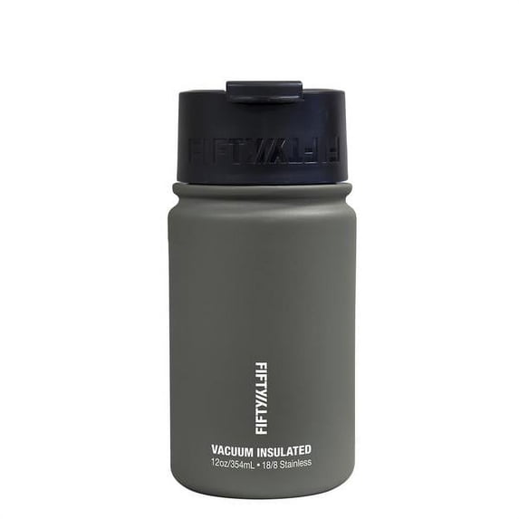 Fifty/Fifty 12oz Bottle with Wide Mouth Flip Lid