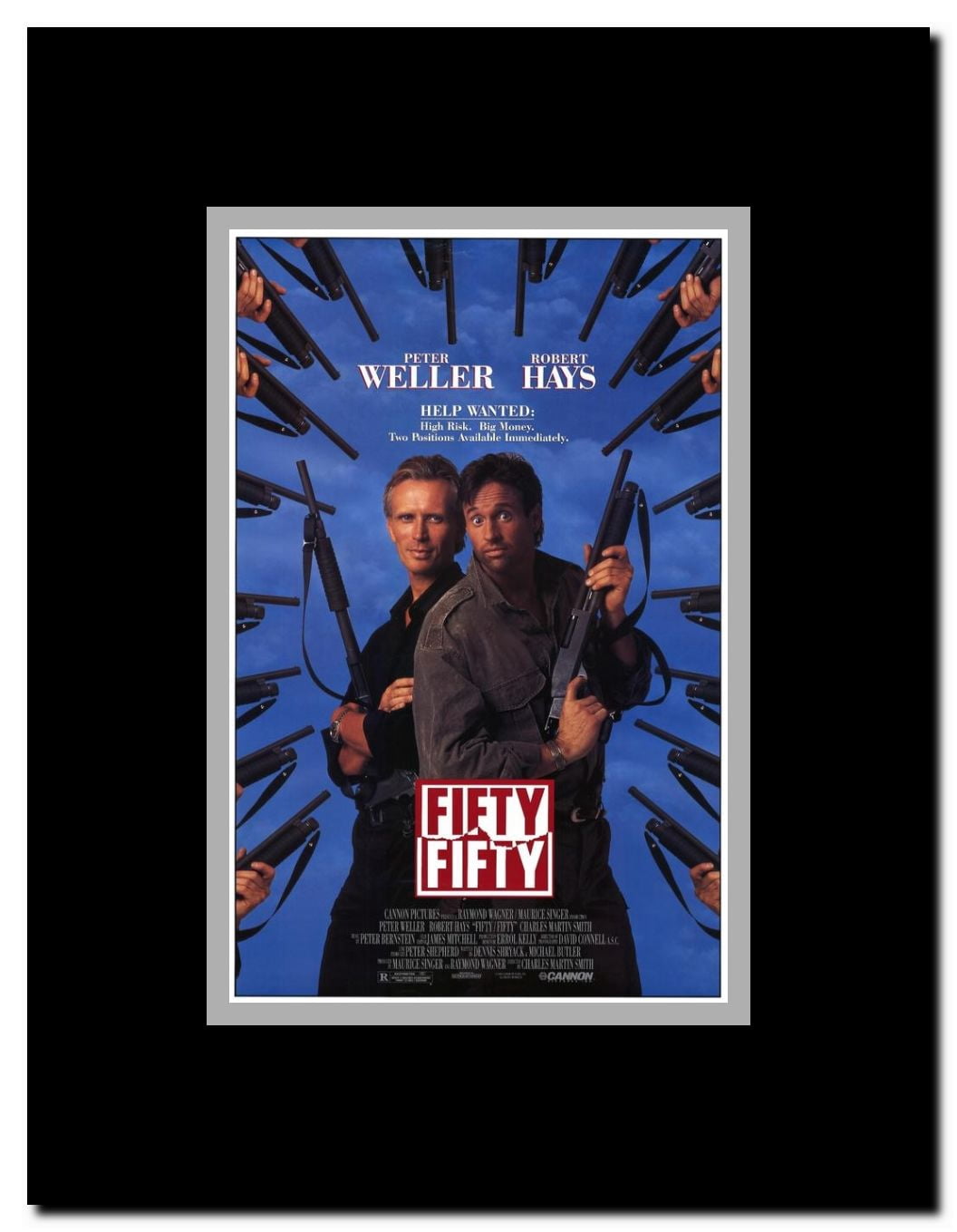 Fifty/Fifty Framed Movie Poster