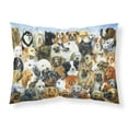 thumbnail image 1 of Fifty One Dogs Fabric Standard Pillowcase, 1 of 2