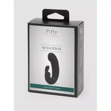 Fifty Shades Sensation Rabbit Vibrator, Black