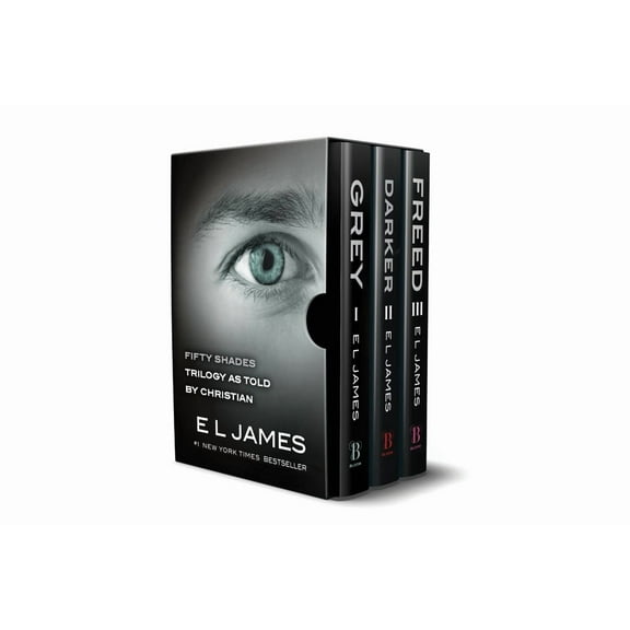 Fifty Shades as Told by Christian Trilogy: Grey, Darker, Freed Box Set, (Paperback)