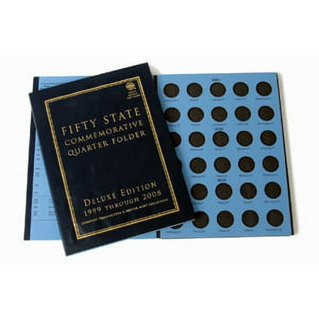 Fifty State Commemorative Quarter 1999-2009 Deluxe Coin Folder