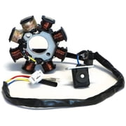 Fig. 8 / Part No.05 139QMB Stator / Magneto - Male Plug 2 wires, plus 2 loose wires - 139QMB 50cc