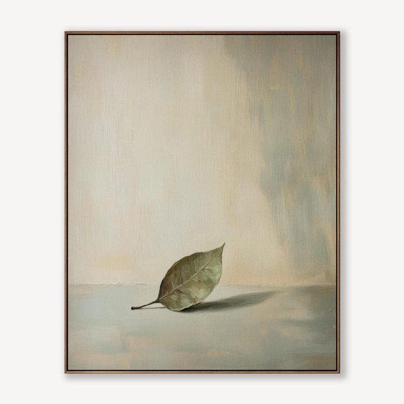 Fig Leaf Of Eden Print Christian Boho Wall Art, Unframed Paper Poster 8x10in