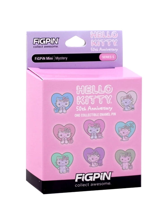 Hello Kitty 50th Anniversary Series 5 Collectible Enamel Pin (Mystery Package | Blind Box)