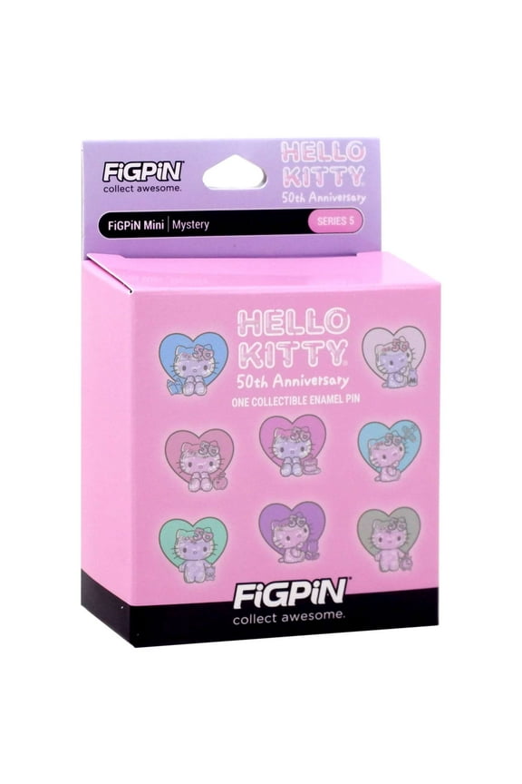 Hello Kitty 50th Anniversary Series 5 Collectible Enamel Pin (Mystery Package | Blind Box)