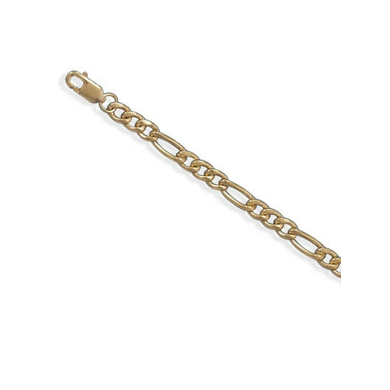 Figaro Chain Bracelet 14k Yellow Gold-filled 3.6mm Wide - Made in the USA Figaro Chain Bracelet 14k Yellow Gold-filled 3.6mm Wide - Made in the USA