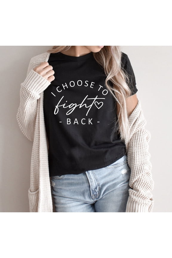 Fight Back Breast Cancer Survivor T-ShirtPink October Awareness All Size S-5Xl