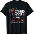 thumbnail image 1 of Fight Cancer In All And Every Color - Ribbons Flower Heart T-Shirt, 1 of 4