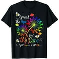 thumbnail image 1 of Flower Heart T-Shirt Fight Cancer In All And Every, 1 of 4