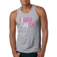 thumbnail image 1 of Fight Cancer Ribbon Mens Graphic Tank Top, Heather Grey, 2XL, 1 of 3