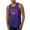 thumbnail image 1 of Fight Cancer Ribbon Mens Graphic Tank Top, Purple, Small, 1 of 3