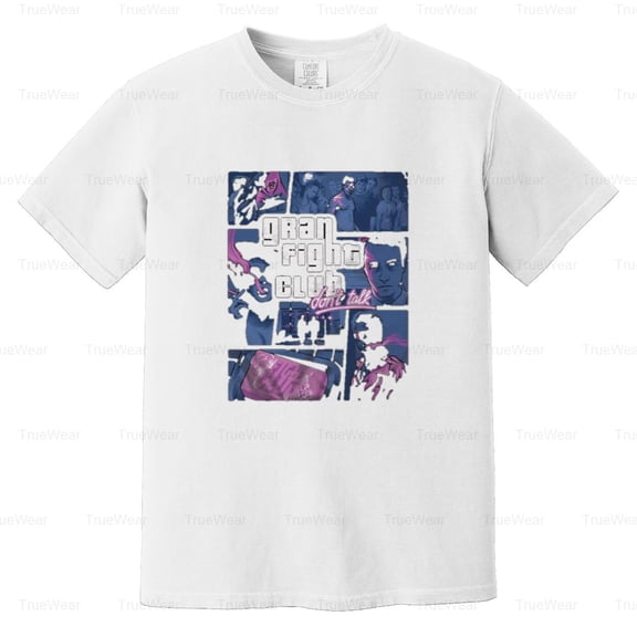 Fight Club, 90s Poster, Graphic Movie, Classic Film, Retro, Brad, Art Comfort Color T-Shirt Unisex, up to 4XL