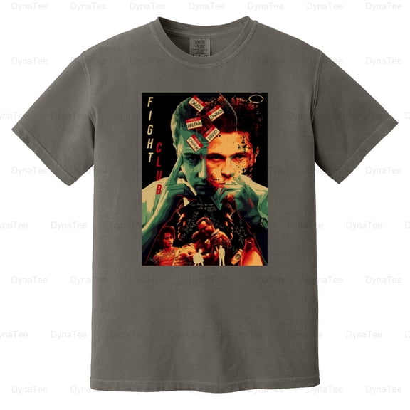 Fight Club David Fincher Movie Brad Pitt Edward Norton Soap Comfort Color T-Shirt Unisex, up to 4XL