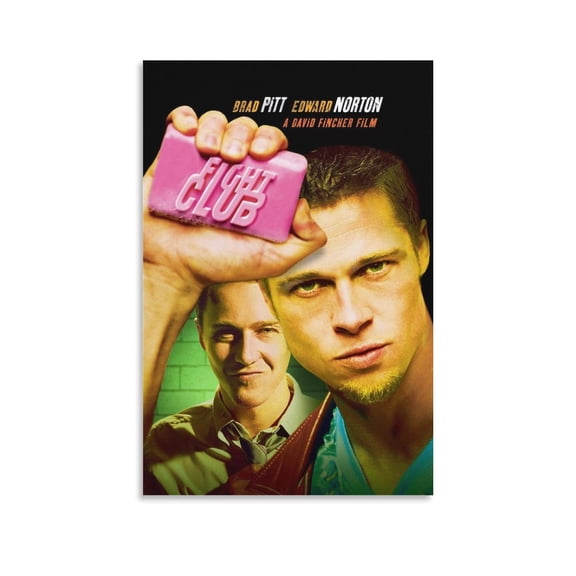 Fight Club Movie Poster (7) Gifts Canvas Painting Poster Wall Art Decorative Picture Prints Modern Decor 16x24inch(40x60cm)
